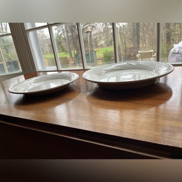 Pottery Barn by Dansk Wheat Platter Made in Portugal - Picture 6 of 7